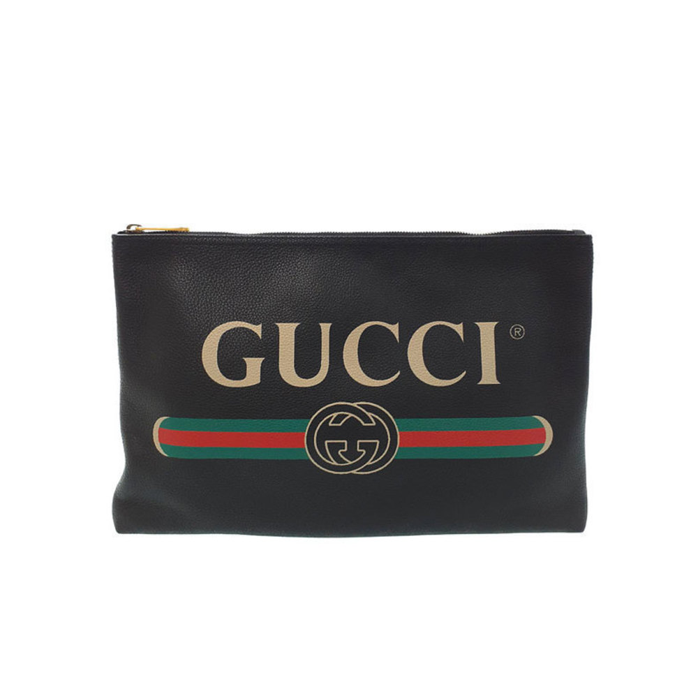 Gucci Gucci Print Portfolio Clutch Bag